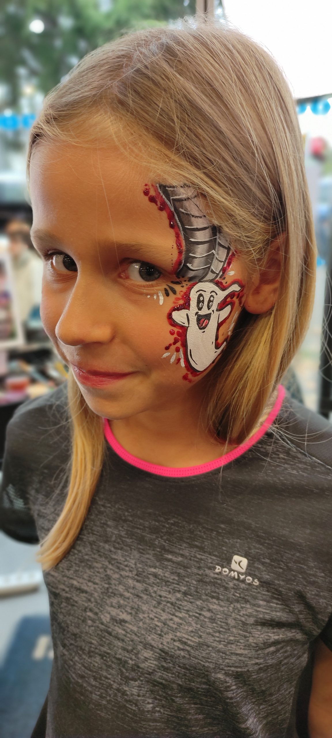 Maquillage fantôme enfant