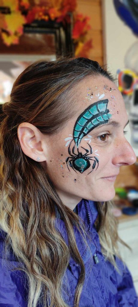 araignée maquillage