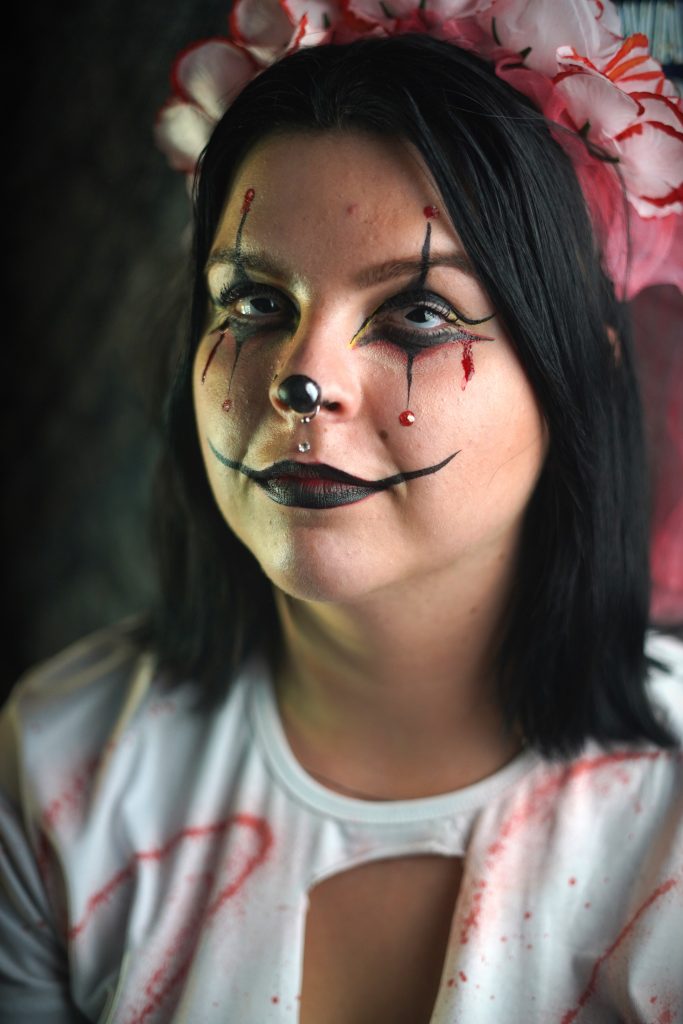 Maquillage horreur femme