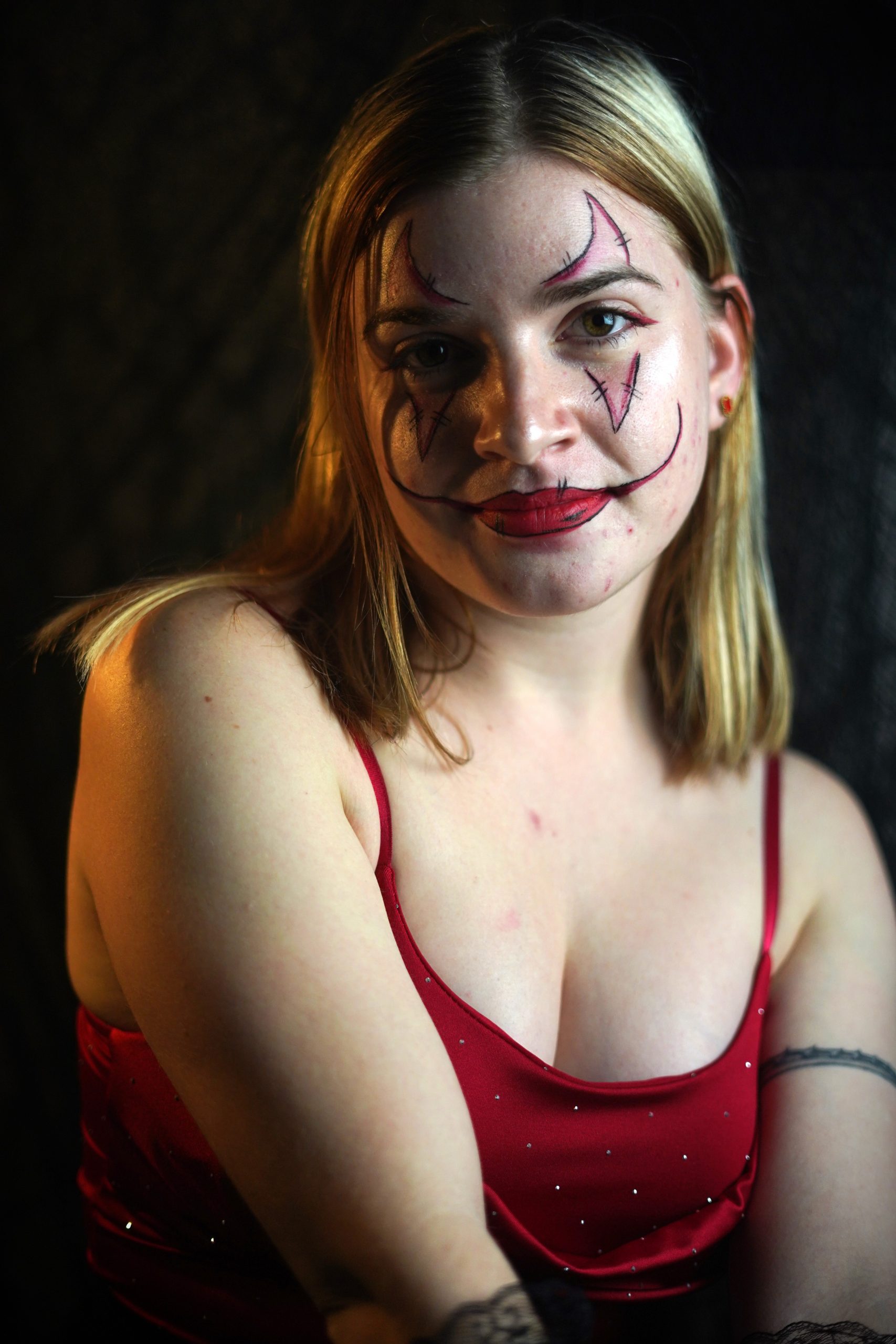 Maquillage horreur femme